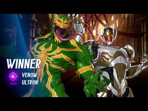 Venom and Ultron MARVEL VS. CAPCOM: INFINITE Arcade mode PS4