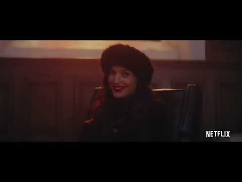 Red Notice trailer frame evoking the final Paris stroll scored by 'Notorious B.I.G.'