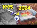 Premier League Stadiums 30 Years ago & Now