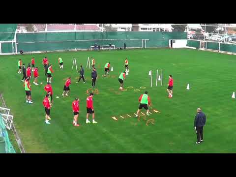 Circuito físico de activación para fútbol