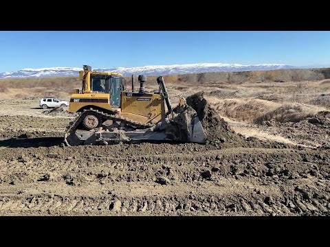 Caterpillar D8T & Caterpillar D8R Levelling Huge Area For Solar Park Project- Sotiriadis/Labrianidis