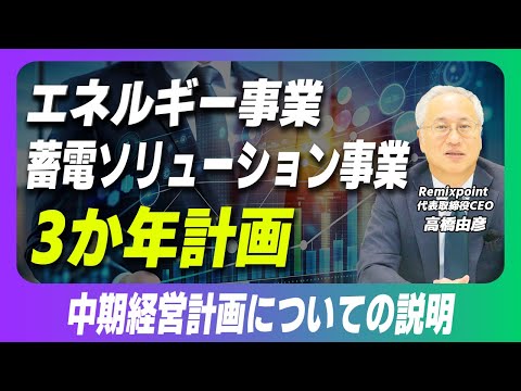 代表取締役社長CEO高橋：中期経営計画についてのご説明【リミックスポイント】