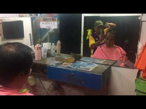 フィリピン・セブ島庶民が利用する美容院？床屋？は100円です。