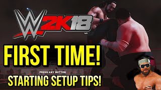 FIRST TIME LOADING WWE 2K18! What Happens? FREE VC Points! Setup Tips, UNLOCKS! & More!