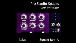 Video thumbnail for Relab Sonsig Rev-A - "Pro Studio Spaces" Presets - Relab Sonsig Rev-A Preset Expansion by Recording Studio Tutorials & Guides With Steve