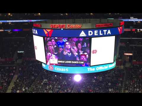 [NBA] Beyonce - Single Ladies Dance Cam at Staples Center: Los Angeles Clippers vs Dallas Mavericks