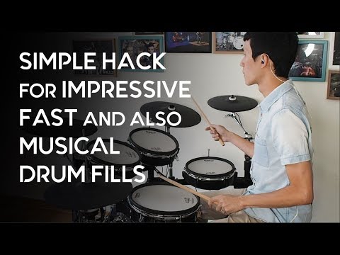 Easy Hack for Fast, Impressive & Musical Drum Fills | Drumming Tutorial |