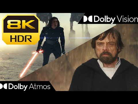 [8K HDR10+] Kylo Ren Vs Luke - The Last Jedi (2017) | Dolby Vision•Atmos