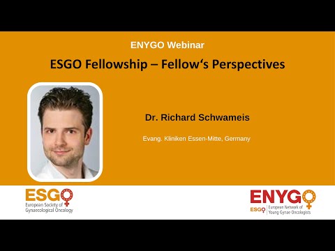 An ESGO fellow Richard Schwameis 🇩🇪 invites you to🔸 ESGO Fellowship - Fellow's perspectives🔸