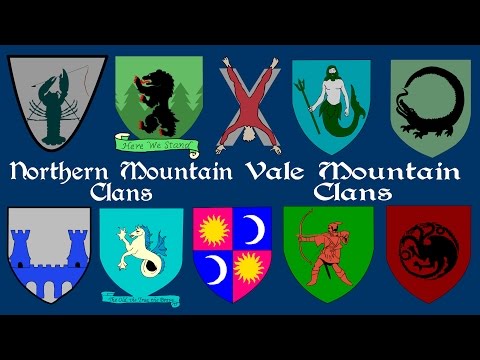 ASOIAF: Minor Houses (Part 1 of 6) - History of Westeros Series