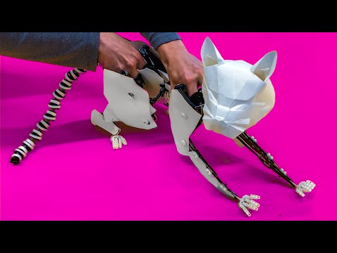 Awesome Paper CAT Puppet