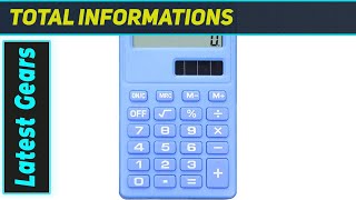 Blue Basic Standard Calculator: The Best Mini Solar Power for Everyday Tasks