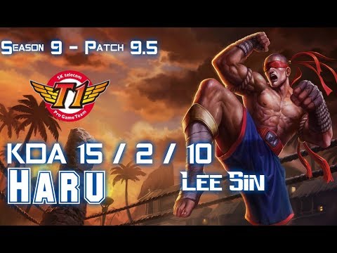 SKT Haru LEE SIN vs SEJUANI Jungle - Patch 9.5 KR Ranked