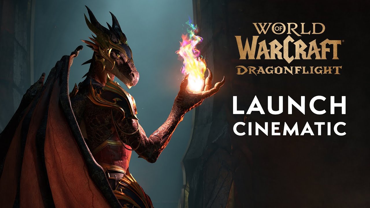 Обложка видео ​​Релизный трейлер дополнения World of Warcraft Dragonflight