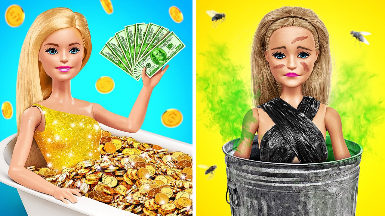 Богатые VS Бедные: Преображение Куклы от Jelly DO Challenge