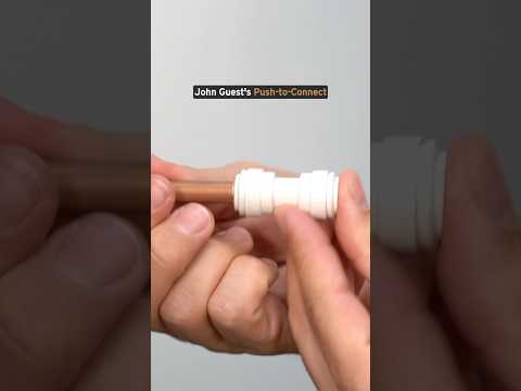 John Guest Push-to-Connect Fittings ✔️ #johnguest #plumbing #plumber #skilledtrades #copper #fitting