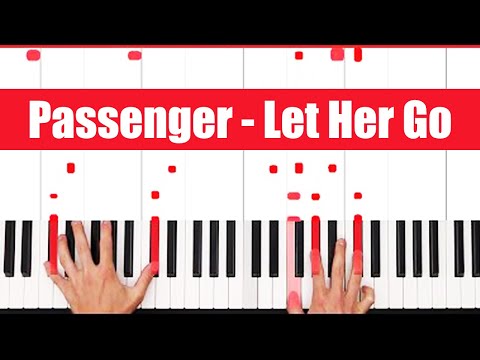 Let Her Go Piano - How to Play Passenger Let Her Go Piano Tutorial! (Easy)