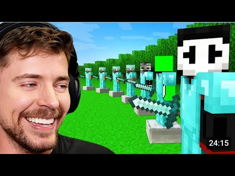 100 YouTubers Simulate The Hunger Games! (MrBeast Gaming Challenge)