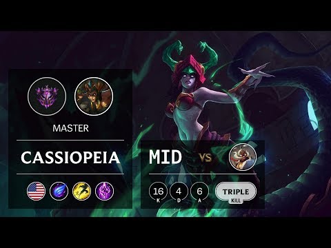 Cassiopeia Mid vs Corki - NA Master Patch 9.16