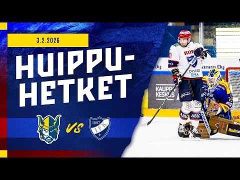 Huippuhetket: Jukurit–HIFK 3.2.2026