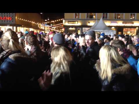 Uppsala teknolog- och naturvetarstudenternas flashmob för Musikhjälpen 2014
