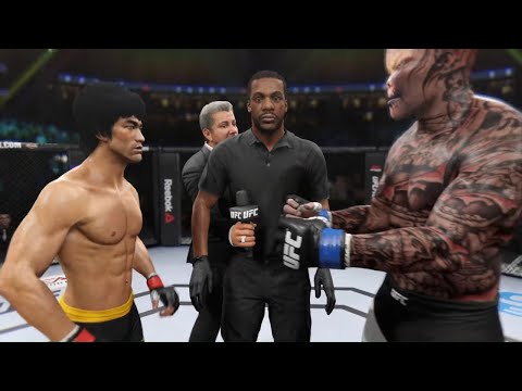 Bruce Lee vs. Space Demon - EA Sports UFC 4 - Epic Fight 👊🐉