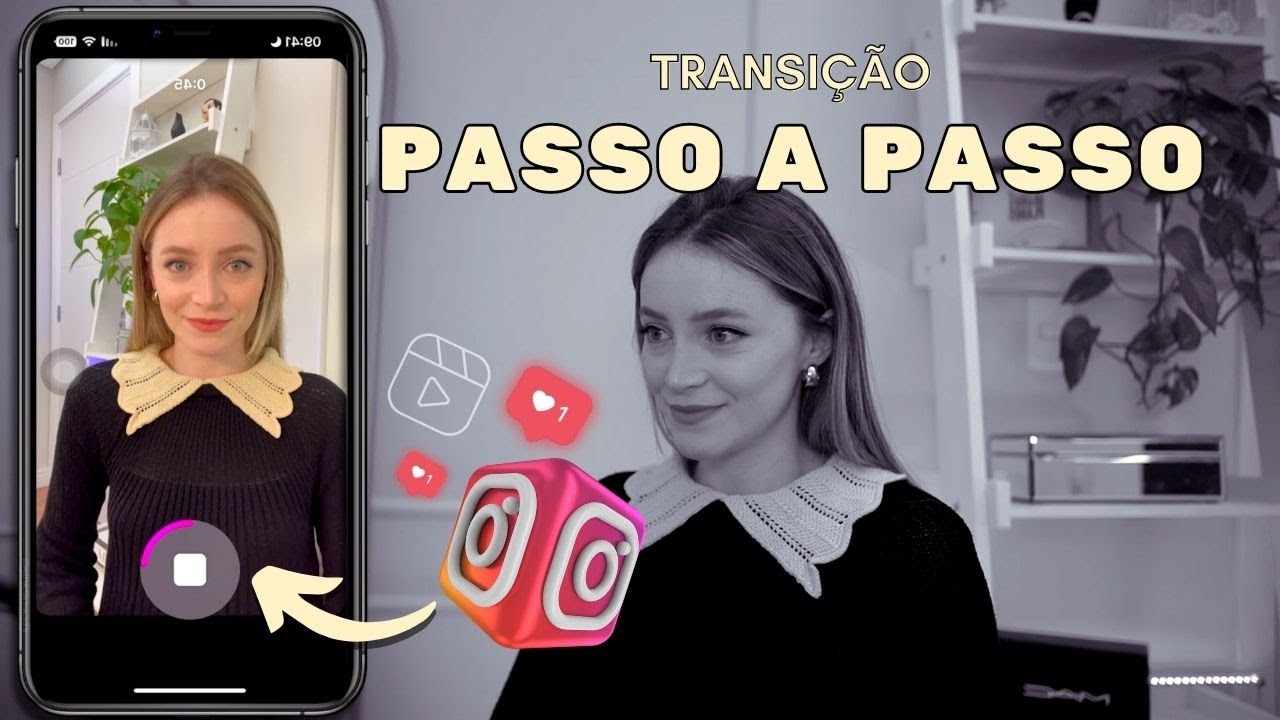 Como Fazer Transição FÁCIL no REELS e editar pelo INSTAGRAM | TUTORIAL PRÁTICO