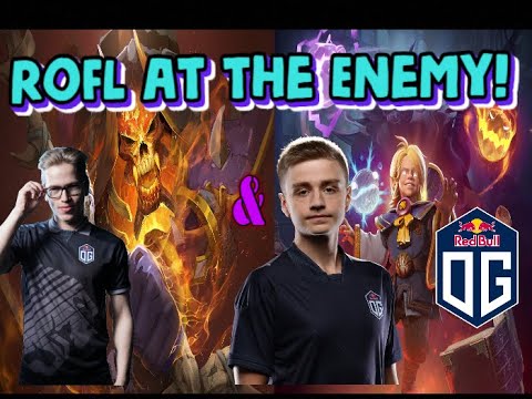 Topson.OG Clinkz & N0tail.OG Invoker - ROFL at the Enemy!