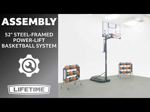 Lifetime NBA 52 Inch Portable Adjustable Basketball Hoop