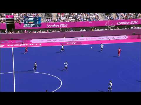 Football 7-a-side - ARG vs IRI - 1st half Men's Prelims A2 vs A4 - London 2012 Paralympic Games