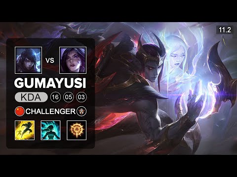 T1 Gumayusi Aphelios Bot vs Kai'sa - KR Challenger Patch 11.2