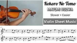 Download lagu [Free Sheet] Kokoro No Tomo - Mayumi Itsuwa [Violin Sheet Music] mp3