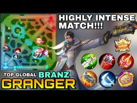 Comeback is Real !! Top Global Granger Gameplay by Branz - Lightborn Granger Gameplay - MLBB
