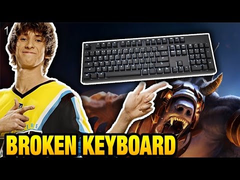 Dendi [Ursa] Broken Keyboard Enemy Lmao Dota 2 7.05