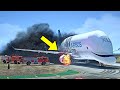 Airbus Beluga XL Emergency Landing At Airport (Plane Crash Movie) | GTA 5