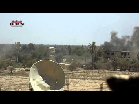 رصد للاشتباكات التي تخوضها كتائب الجيش الحر قرب حاجز جميان في حي الصناعة في دير الزور