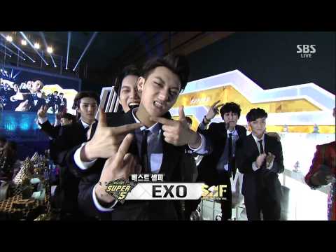 [1080P] 141221 EXO Best SELFIE Award @ SBS Gayo Daejun