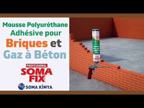 S919 Somafix Espuma Adhesiva Para Ladrillo y Hormigòn a Pistola