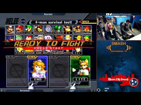 STS10.5 - Reverend (Peach) vs Light (Fox) - Melee Singles