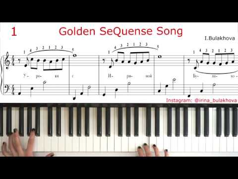 GoLden SeQuence SONG Sheet music Very beautiful piano music BEST Очень красивая музыка на  пианино