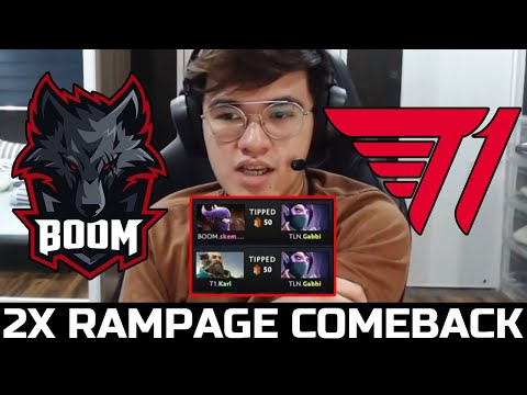 2X RAMPAGE COMEBACK - T1 VS BOOM GAME 3 DPC SEA 2022 GRAND FINAL