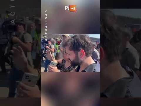 “¡Fuera, fuera!”: gritos e insultos marcaron visita de Gabriel Boric a Punta de Parra