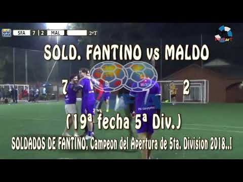 7 SOLD. FANTINO vs MALDO 2 (19ª fecha 5ª Div.) - 24/06/2018