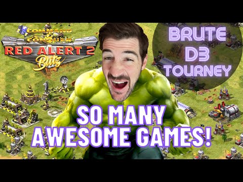 AMAZING GAMES! - $350 Red Alert 2 Tournament | D3 | Online 1v1 | Command & Conquer: Yuri's Revenge