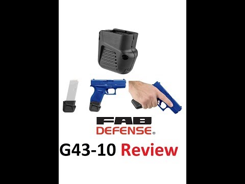 G43-10 Fab Defense Plus 4 Glock 43 Mag Extension Review