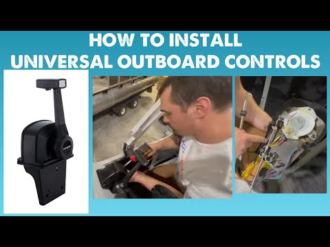 Universal Outboard Control Installation - MarPac Controls on Mercury/Mariner Outboard