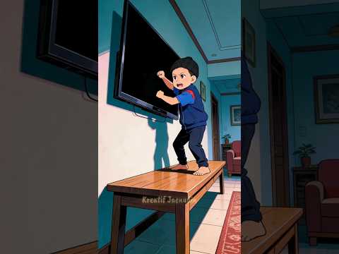 TV Nggak Mau Hidup! #shorts #animasi
