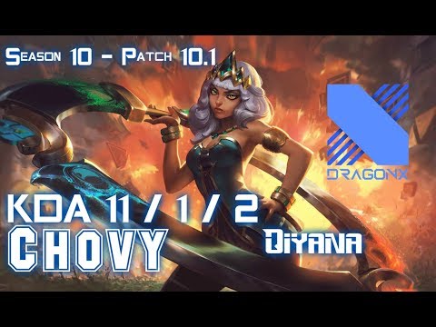DRX Chovy QIYANA vs KATARINA Mid - Patch 10.1 KR Ranked