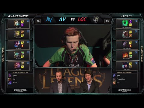 Avant Garde vs Legacy | Game 3 Grand Finals of S4 Oceanic Regional Final 2014 | AV vs LGC G3