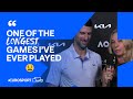 Novak Djokovic breaks down Fritz's game plan in their INTENSE Quarter-Final battle 🥵🇦🇺